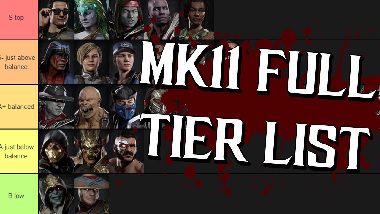 MK11 Tier List Best Mortal Kombat Characters Ranked By Powers Poklu